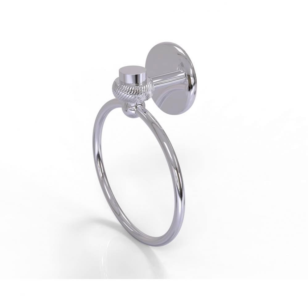 Satellite Orbit One Collection Towel Ring with Twist Accent