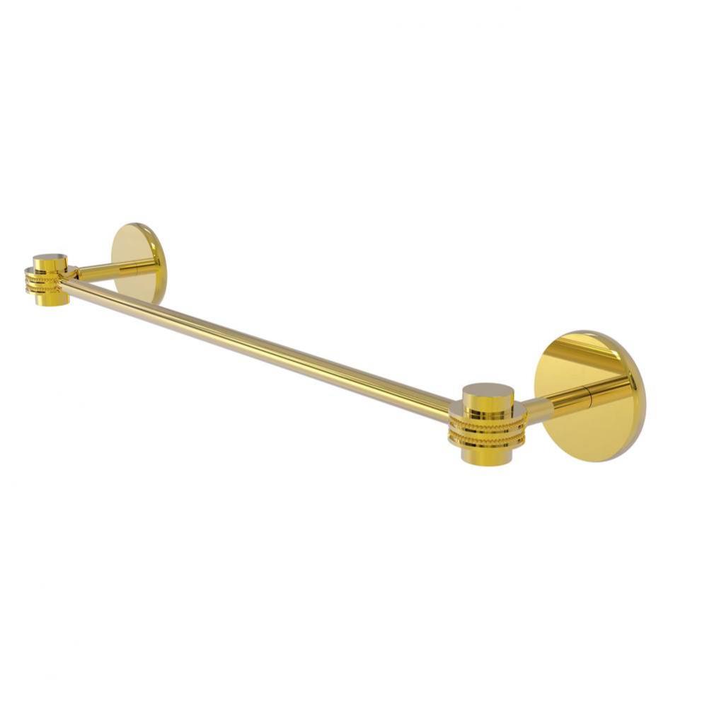 Satellite Orbit One Collection 24 Inch Towel Bar with Dotted Accents