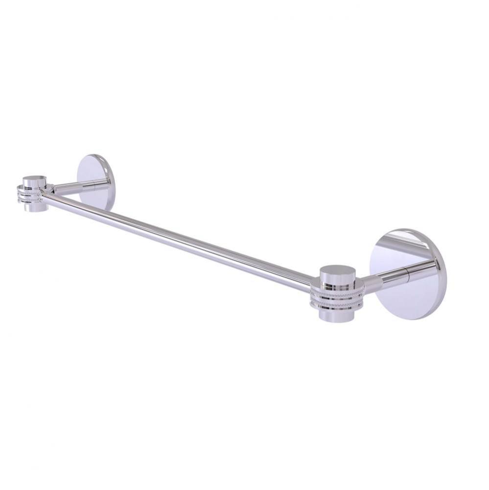 Satellite Orbit One Collection 24 Inch Towel Bar with Dotted Accents