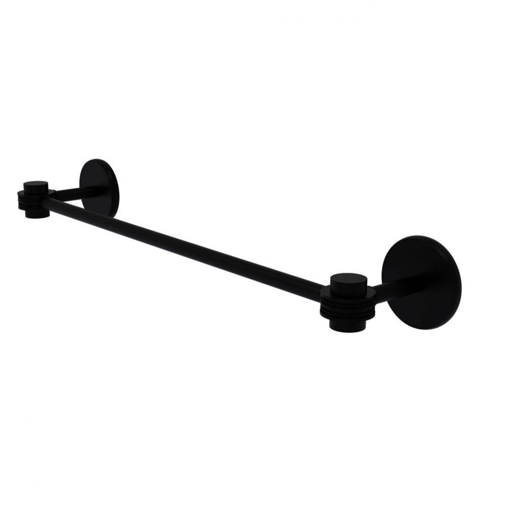 Satellite Orbit One Collection 36 Inch Towel Bar with Dotted Accents