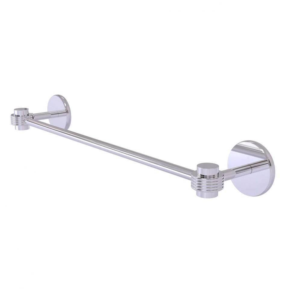 Satellite Orbit One Collection 18 Inch Towel Bar with Groovy Accents