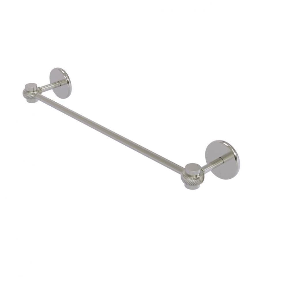Satellite Orbit One Collection 24 Inch Towel Bar with Twist Accents