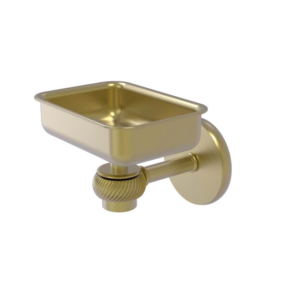 Satellite Orbit One Wall Mounted Soap Dish with Twisted Accents