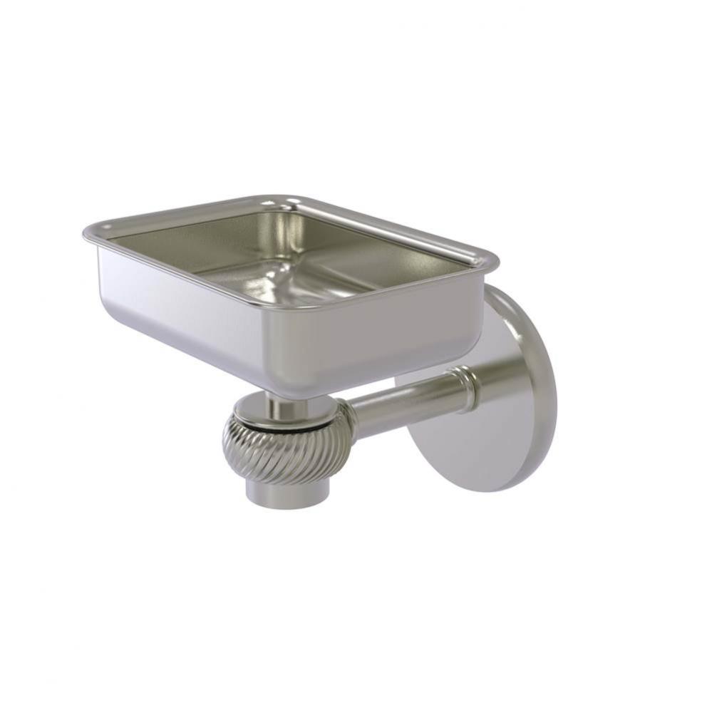 Satellite Orbit One Wall Mounted Soap Dish with Twisted Accents