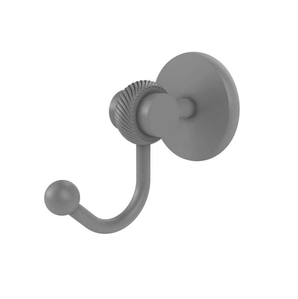 Satellite Orbit Two Collection Robe Hook with Twisted Accents