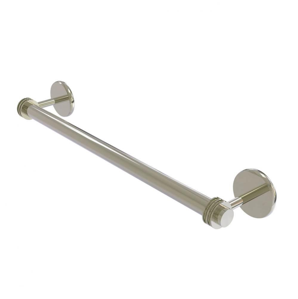 Satellite Orbit Two Collection 36 Inch Towel Bar with Dotted Detail