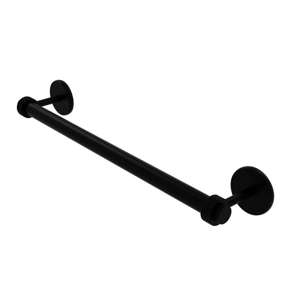 Satellite Orbit Two Collection 24 Inch Towel Bar with Groovy Detail