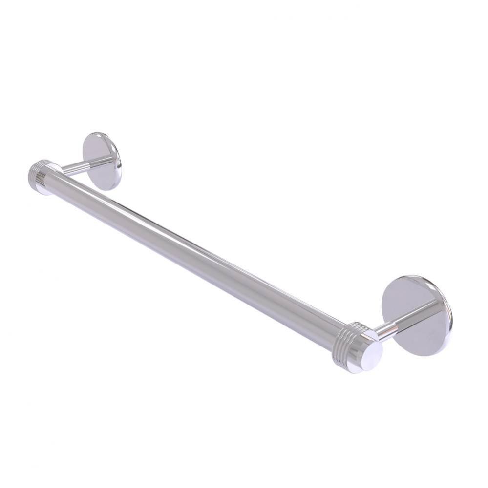 Satellite Orbit Two Collection 36 Inch Towel Bar with Groovy Detail