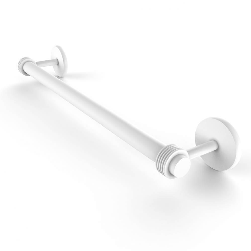 Satellite Orbit Two Collection 36 Inch Towel Bar with Groovy Detail