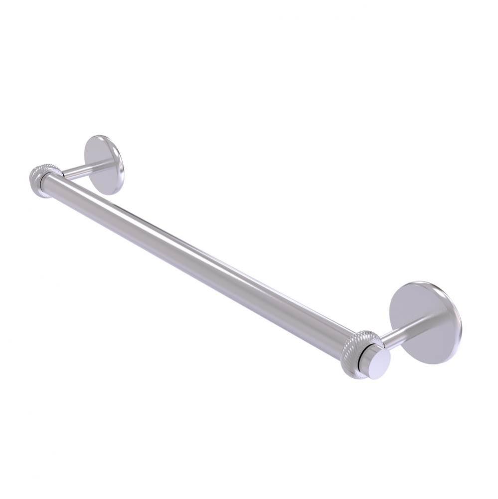 Satellite Orbit Two Collection 18 Inch Towel Bar with Twist Detail