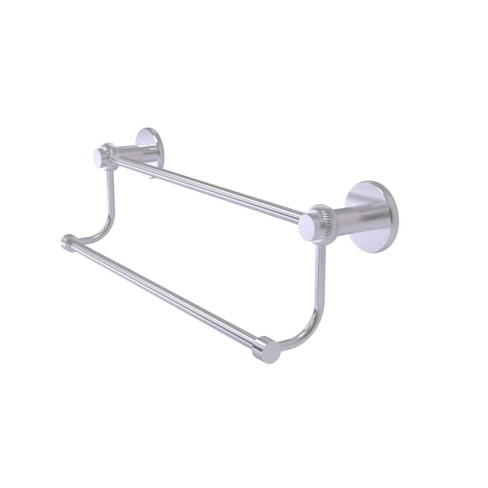 Mercury Collection 36 Inch Double Towel Bar with Twist Accents