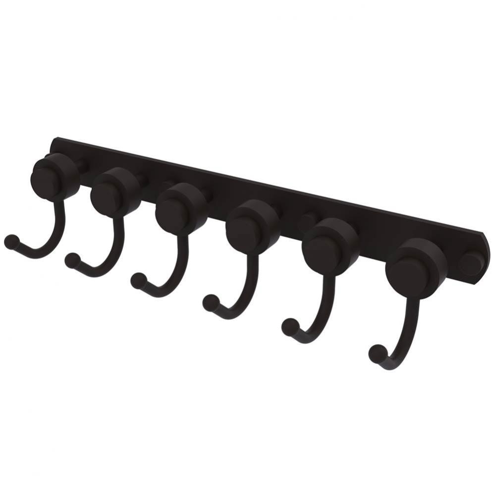 Mercury Collection 6 Position Tie and Belt Rack with Smooth Accent