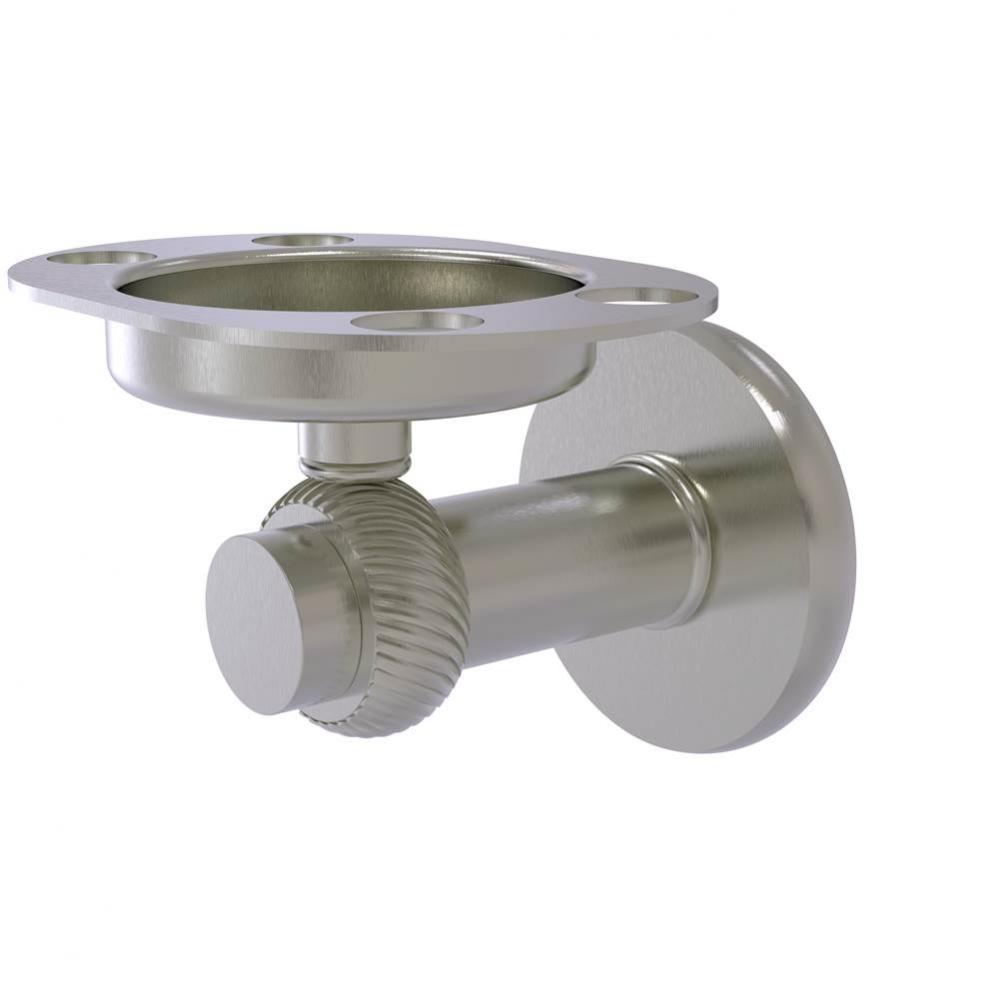 Mercury Collection Tumbler and Toothbrush Holder with Twisted Accents