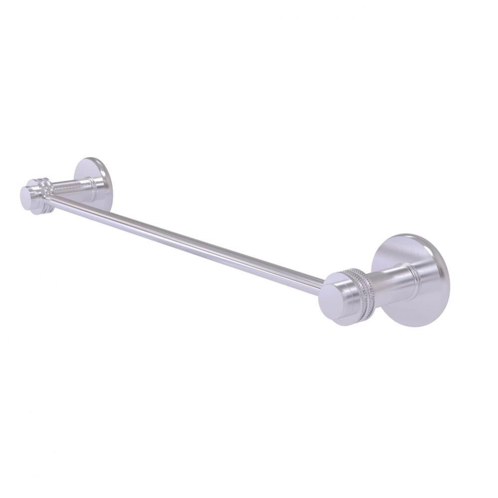 Mercury Collection 24 Inch Towel Bar with Dotted Accent