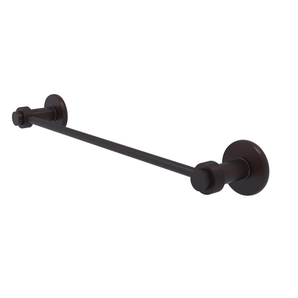 Mercury Collection 18 Inch Towel Bar with Groovy Accent