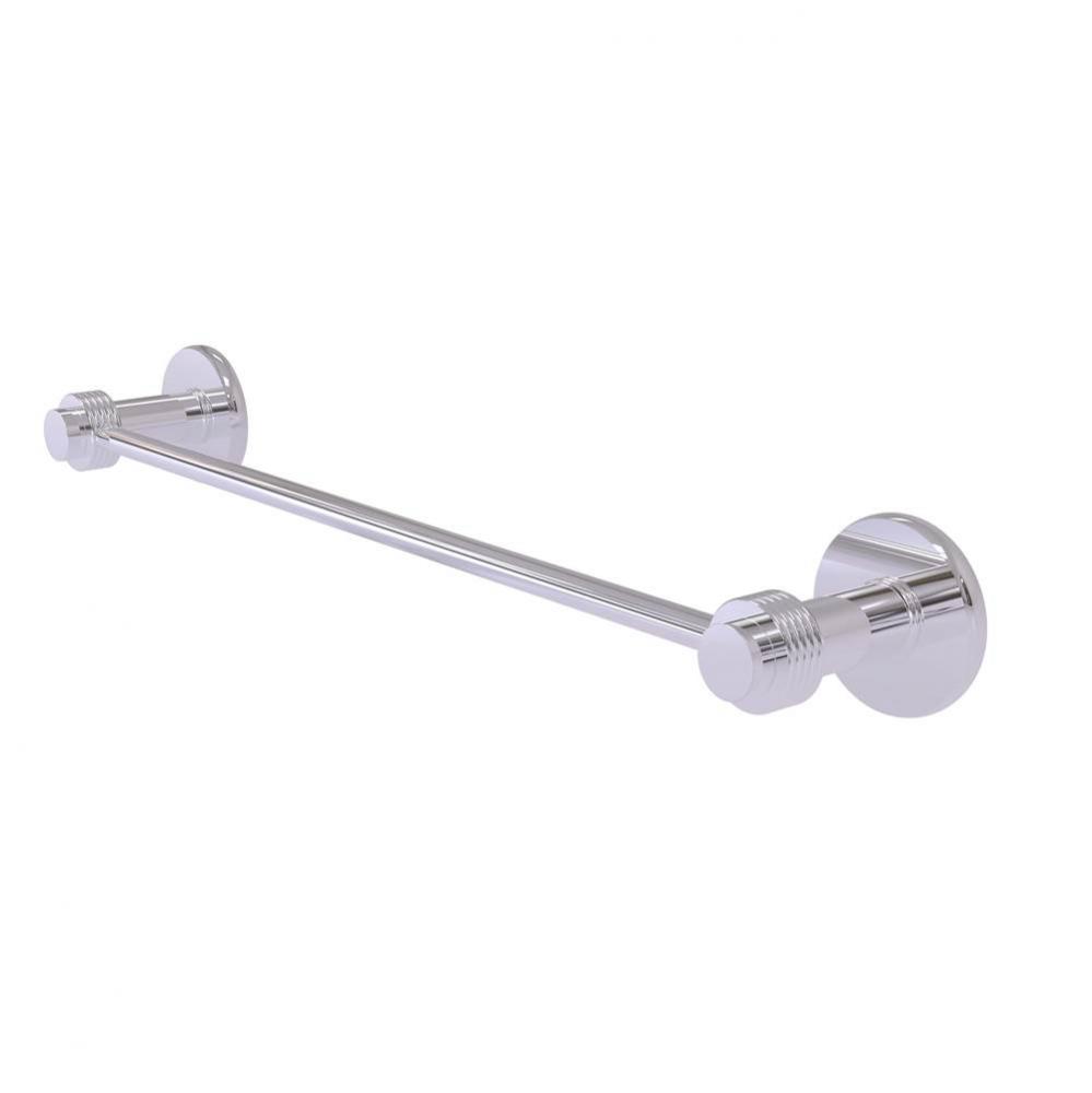 Mercury Collection 24 Inch Towel Bar with Groovy Accent