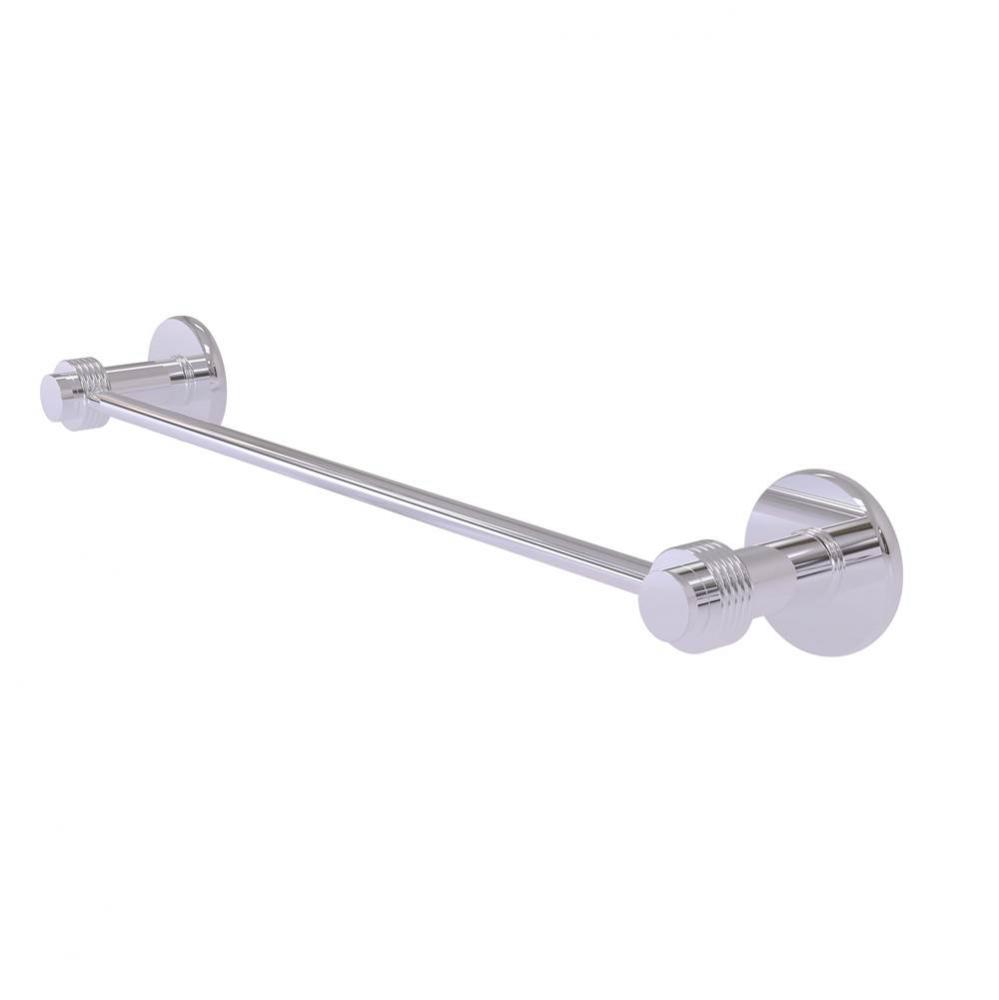 Mercury Collection 36 Inch Towel Bar with Groovy Accent