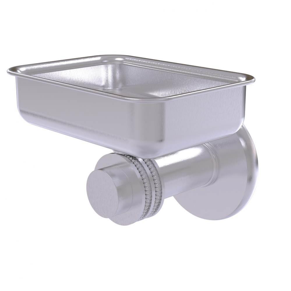 Mercury Collection Wall Mounted Soap Dish with Dotted Accents