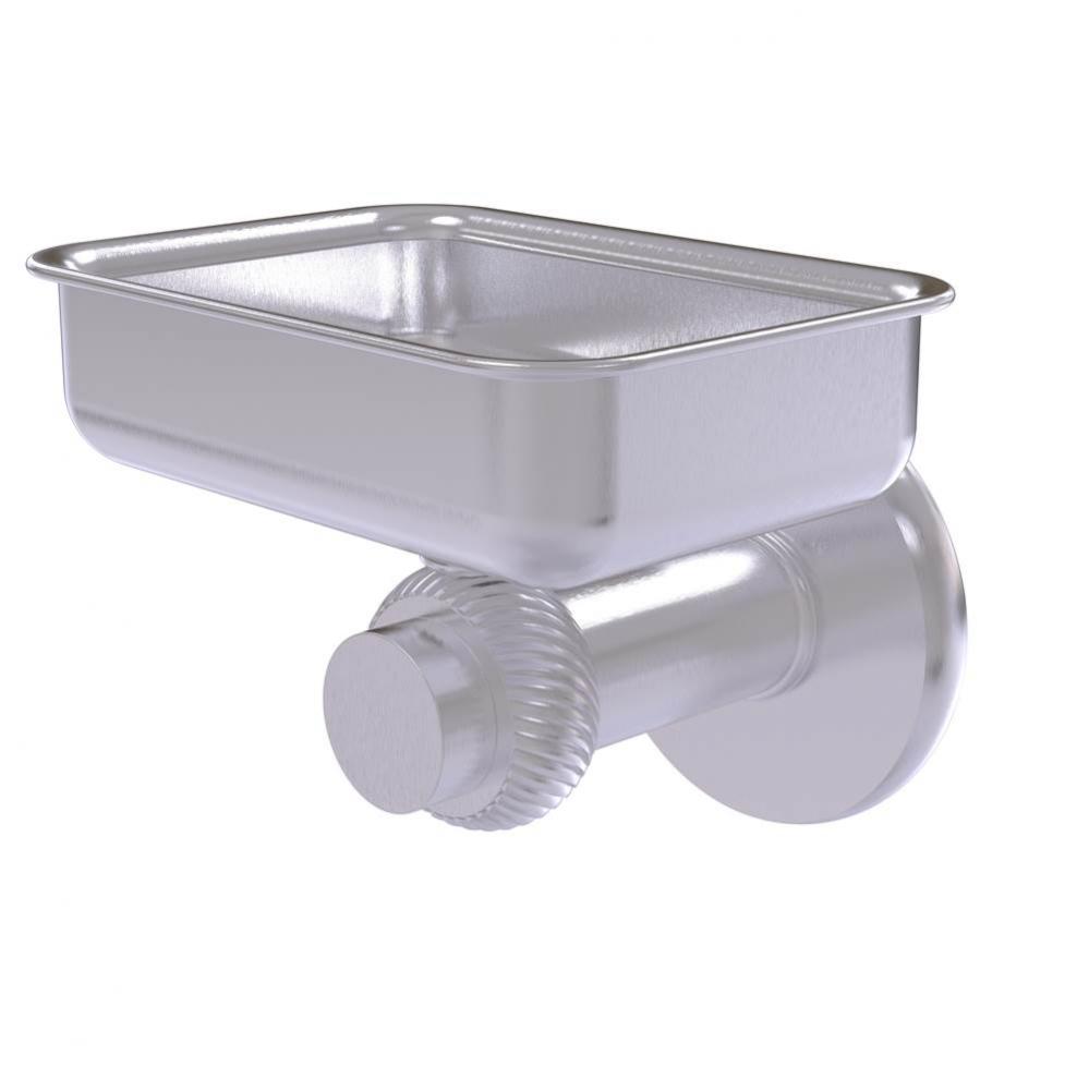 Mercury Collection Wall Mounted Soap Dish with Twisted Accents