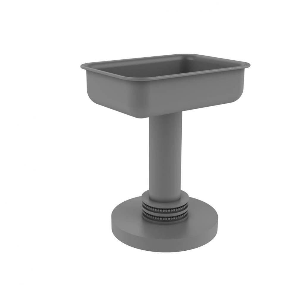 Vanity Top Soap Dish with Dotted Accents