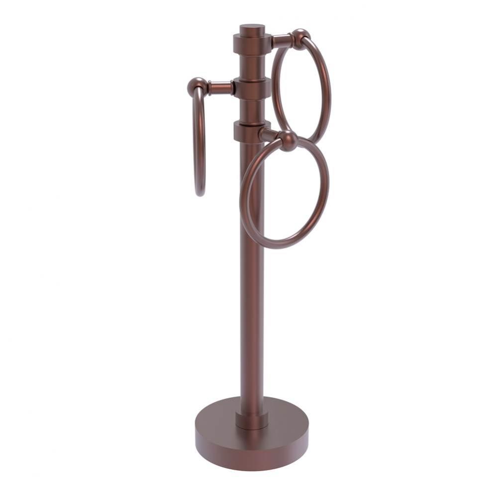 Vanity Top 3 Towel Ring Guest Towel Holder