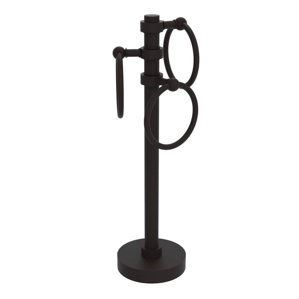 Vanity Top 3 Towel Ring Guest Towel Holder