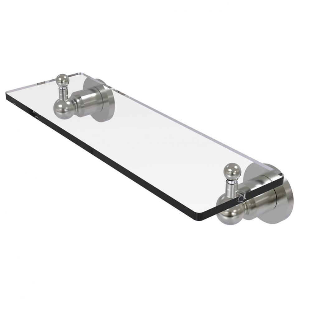 Astor Place 16 inch Glass Vanity Shelf with Beveled Edges