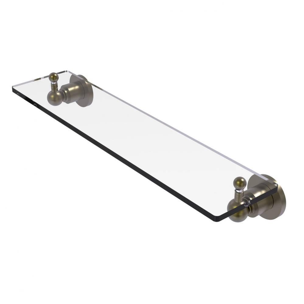 Astor Place 22 inch Glass Vanity Shelf with Beveled Edges