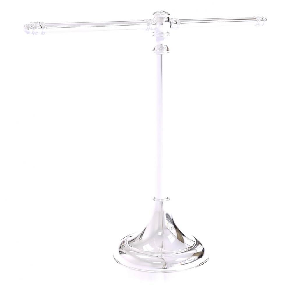 Carolina Crystal Collection Guest Towel Stand - Polished Chrome
