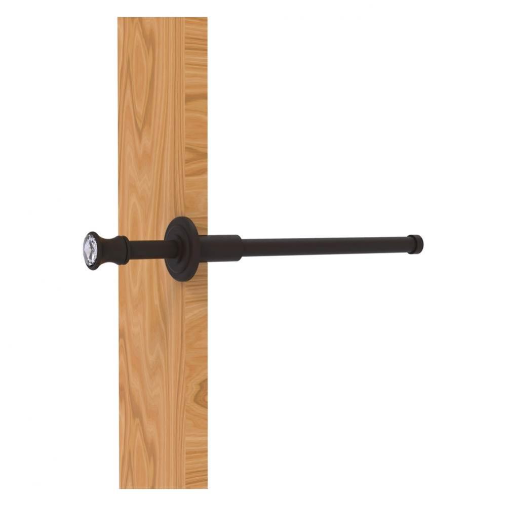 Carolina Crystal Collection Retractable Pullout Garment Rod - Oil Rubbed Bronze