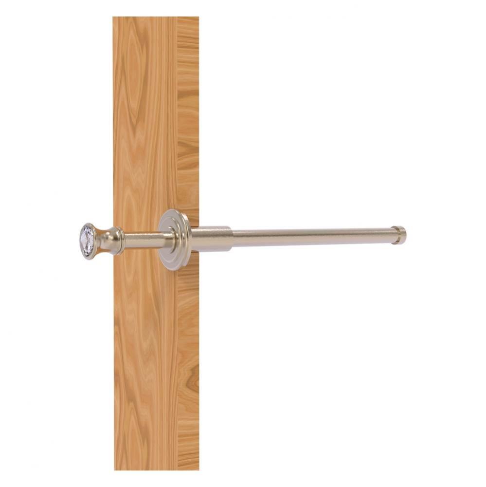 Carolina Crystal Collection Retractable Pullout Garment Rod - Antique Pewter