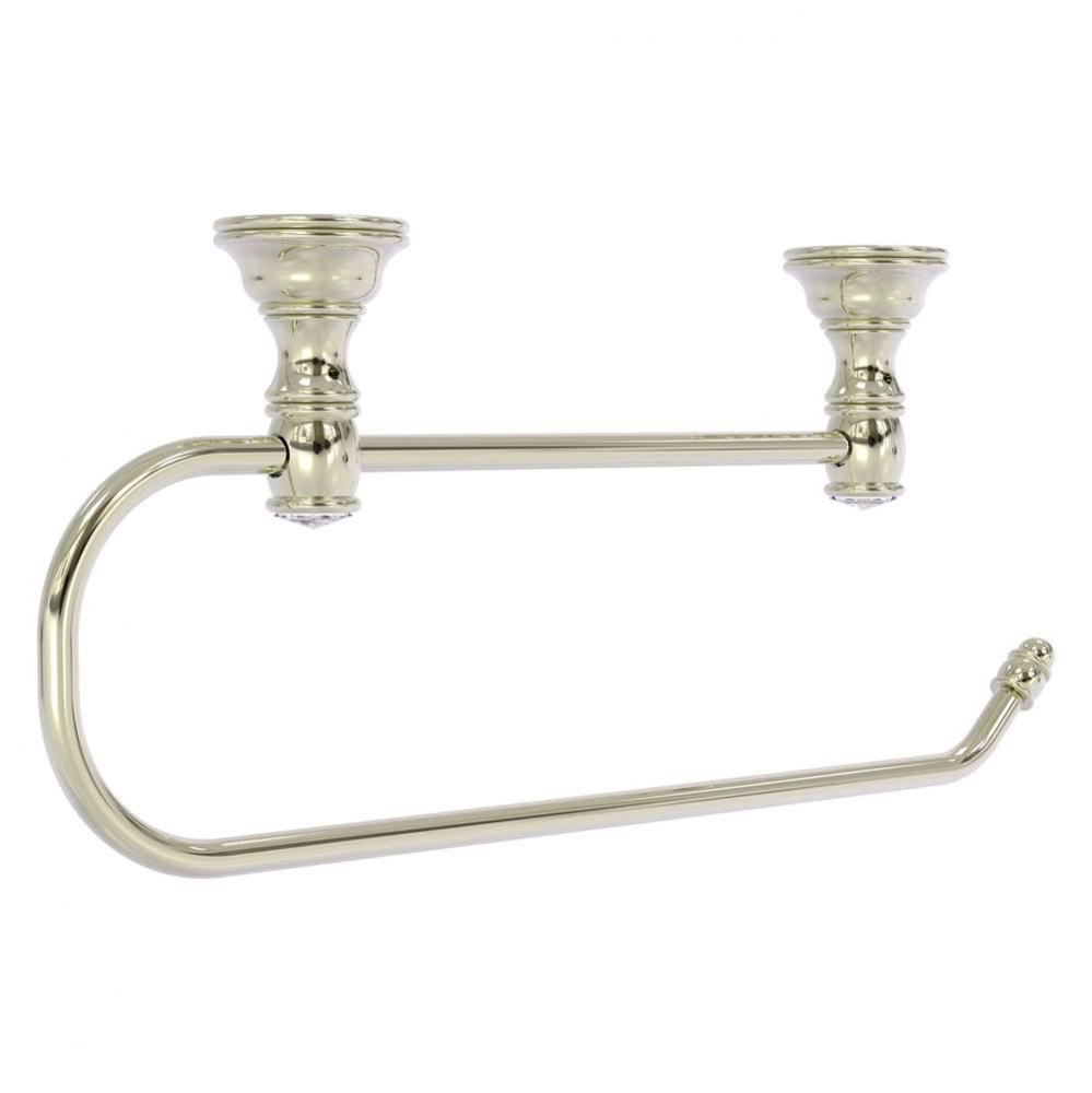 Carolina Crystal Collection Under Cabinet Paper Towel Holder - Polished Nickel