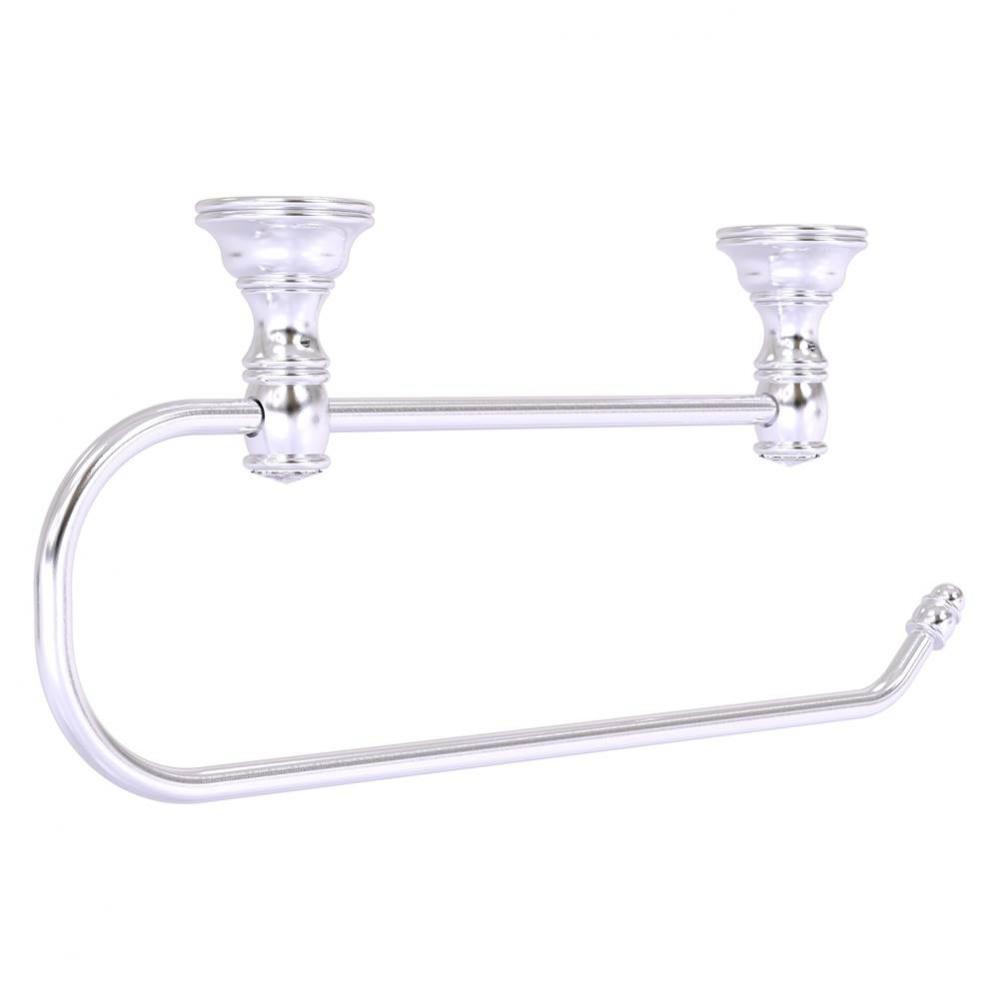 Carolina Crystal Collection Under Cabinet Paper Towel Holder - Satin Chrome