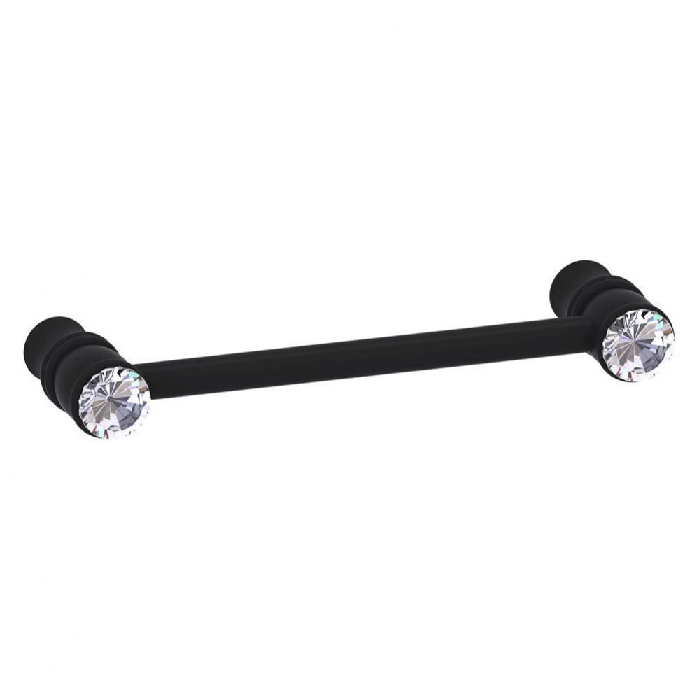 Carolina Crystal Collection 4 Inch Cabinet Pull - Matte Black