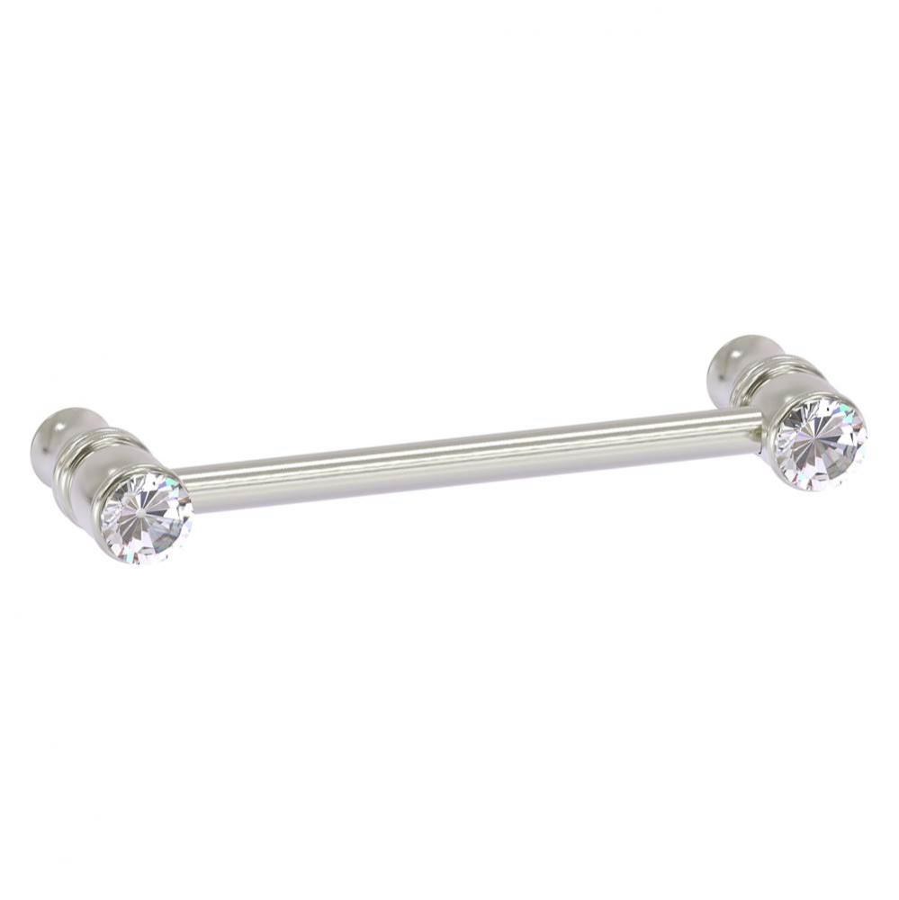 Carolina Crystal Collection 4 Inch Cabinet Pull - Satin Nickel
