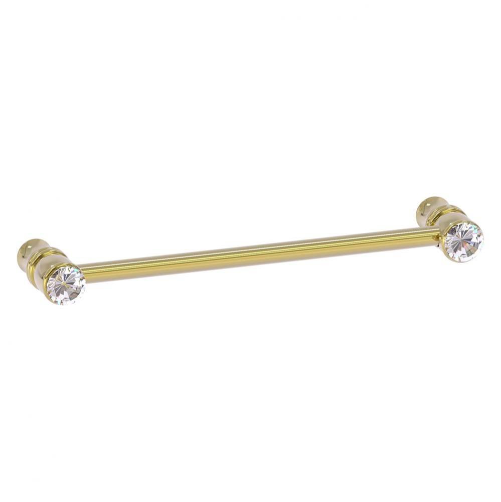 Carolina Crystal Collection 6 Inch Cabinet Pull - Unlacquered Brass