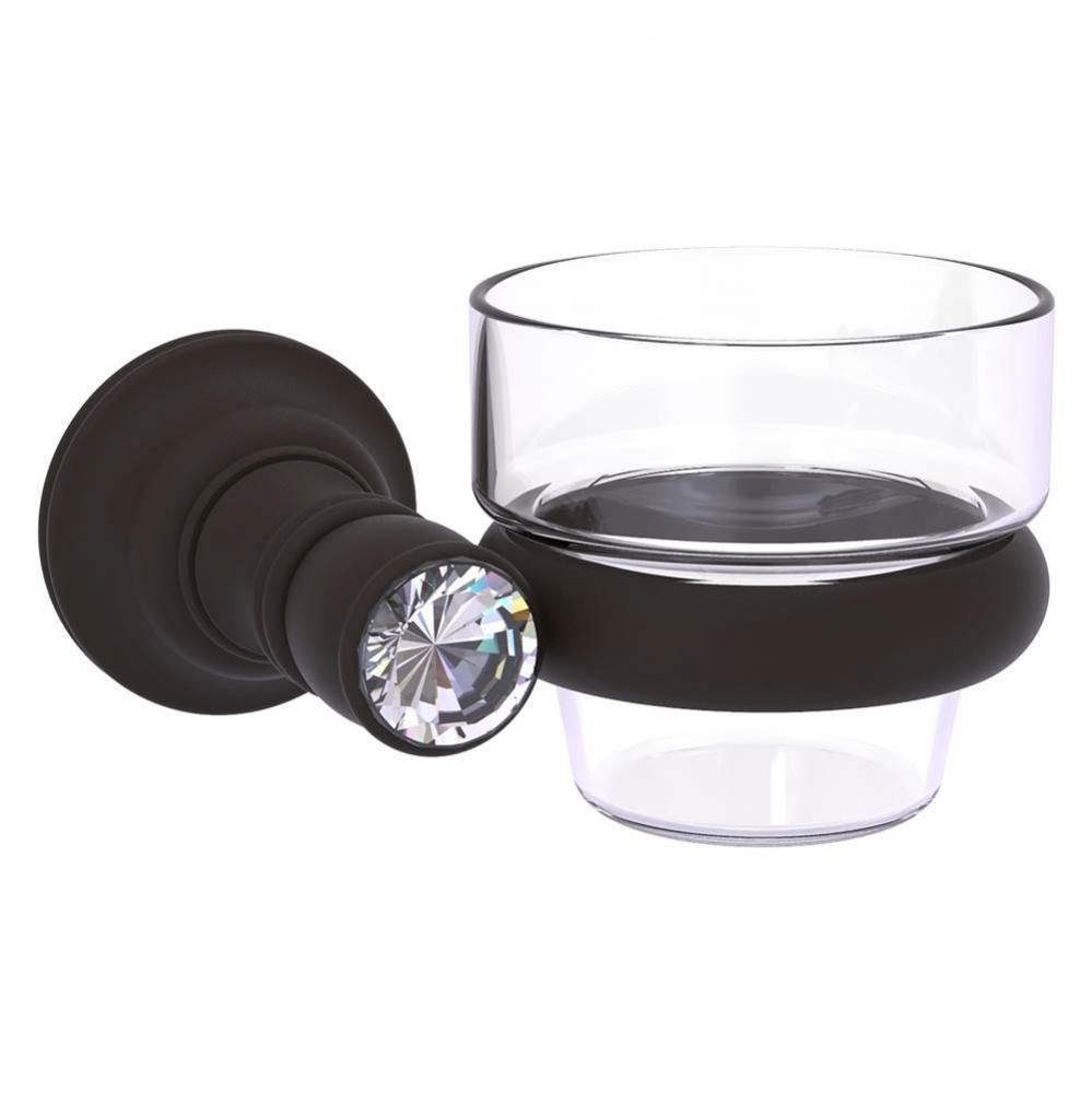 Carolina Crystal Collection Wall Mounted Votive Candle Holder - Oil Rubbed Bronze