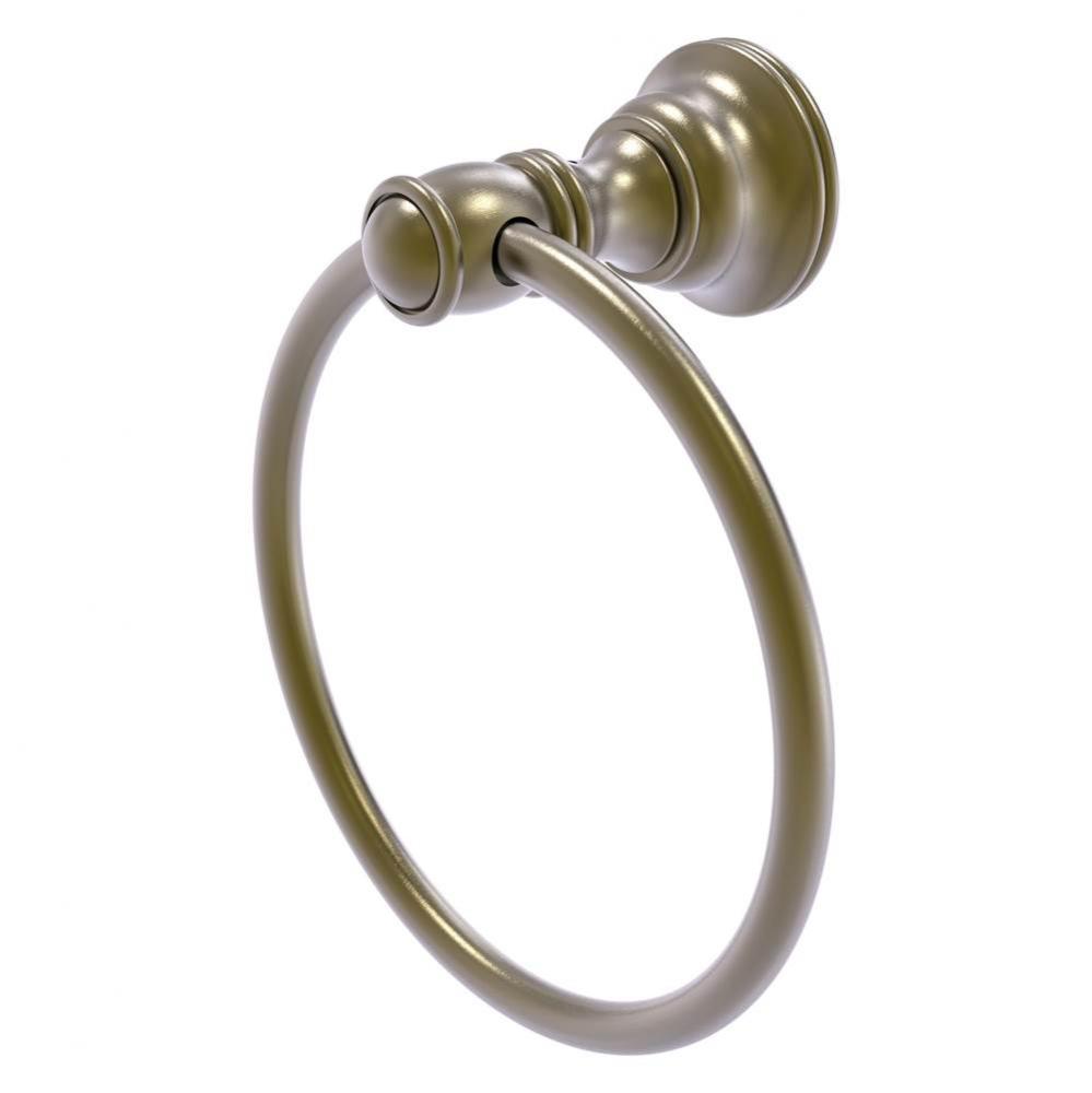 Carolina Collection Towel Ring - Antique Brass