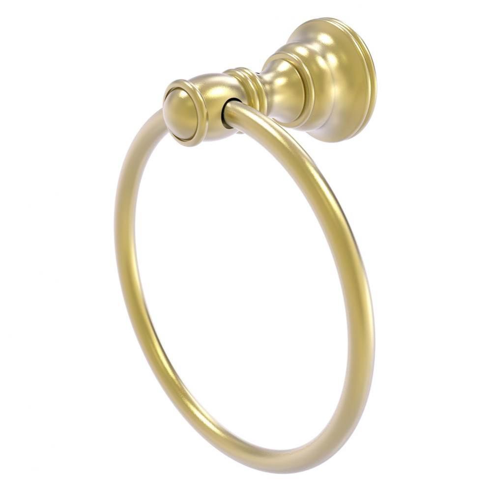 Carolina Collection Towel Ring - Satin Brass