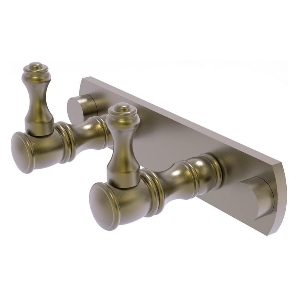 Carolina Collection 2 Position Multi Hook - Antique Brass