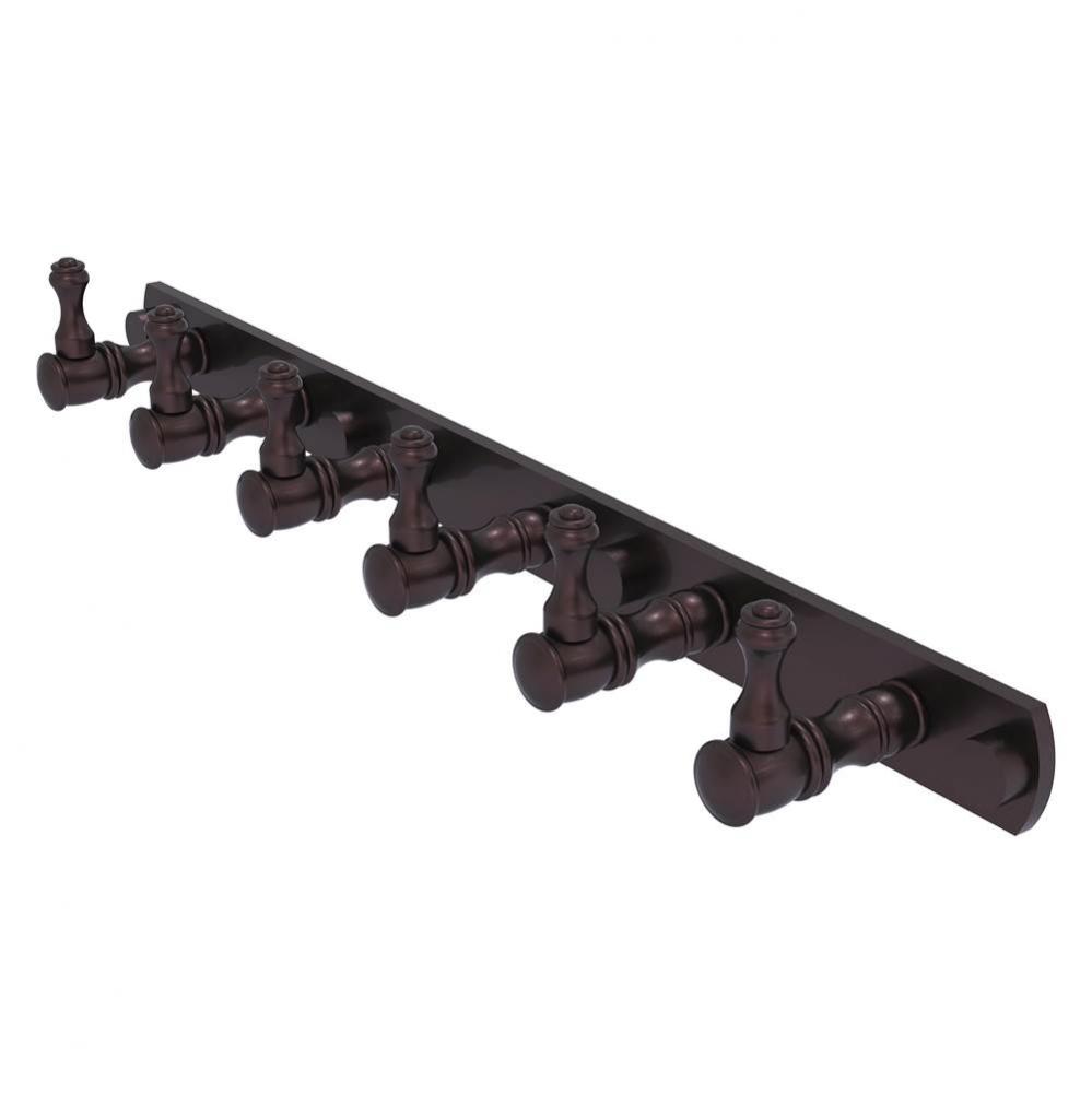 Carolina Collection 6 Position Tie and Belt Rack - Antique Bronze