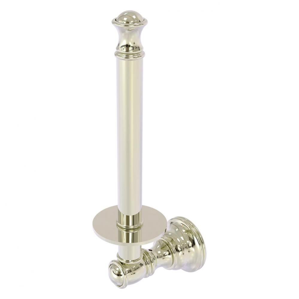Carolina Collection Upright Toilet Paper Holder - Polished Nickel