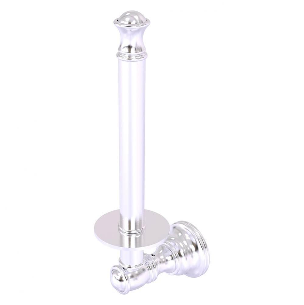 Carolina Collection Upright Toilet Paper Holder - Satin Chrome