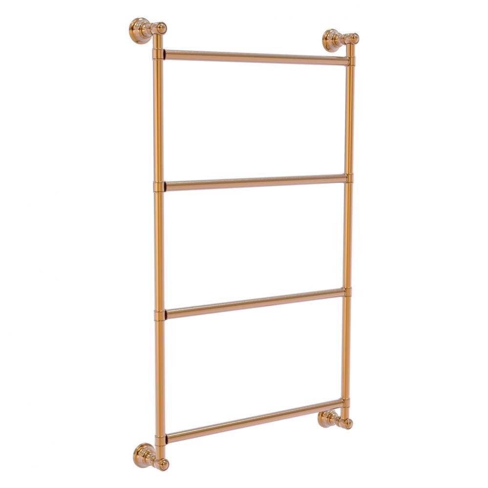 Carolina Collection 4 Tier 18 Inch Ladder Towel Bar - Brushed Bronze