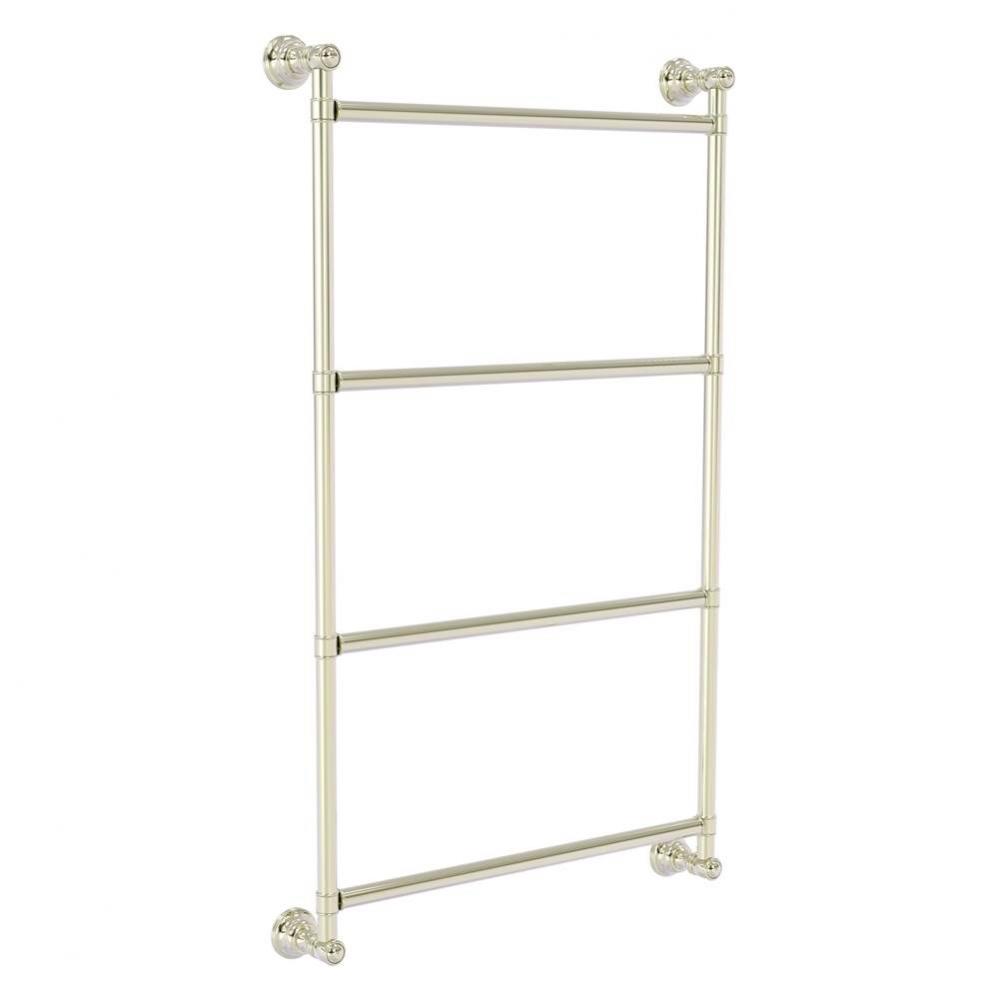 Carolina Collection 4 Tier 18 Inch Ladder Towel Bar - Polished Nickel