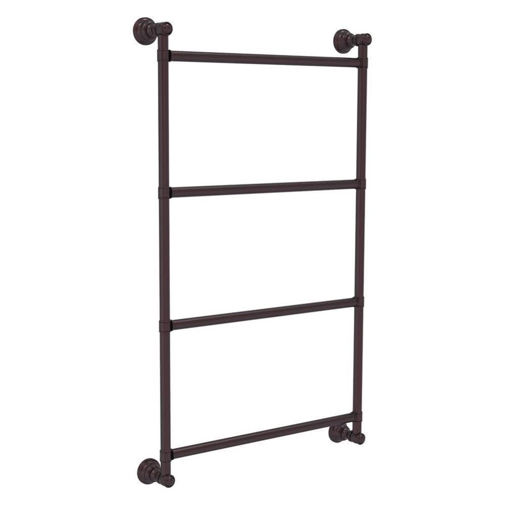 Carolina Collection 4 Tier 24 Inch Ladder Towel Bar - Antique Bronze