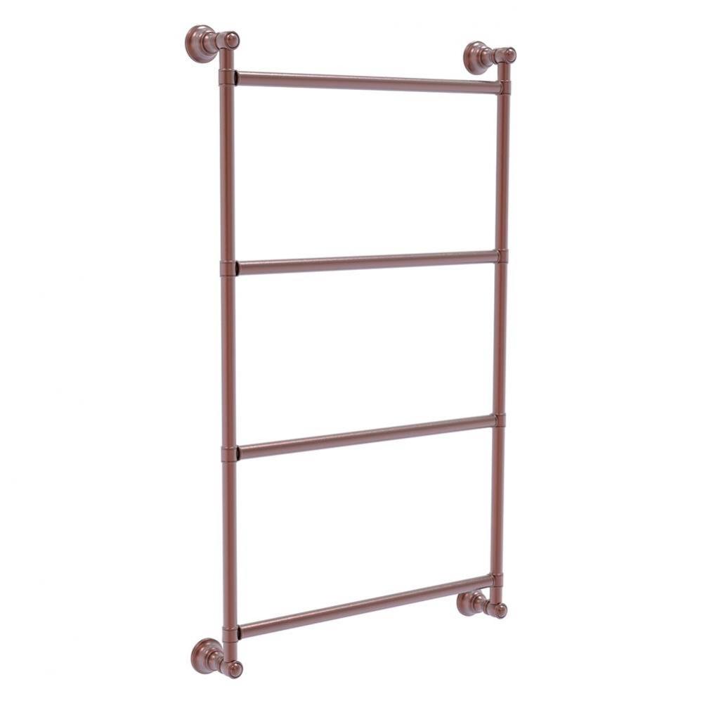 Carolina Collection 4 Tier 24 Inch Ladder Towel Bar - Antique Copper