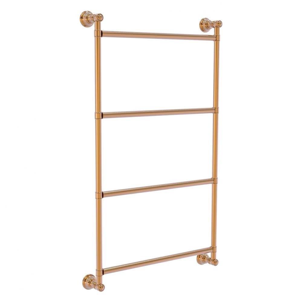 Carolina Collection 4 Tier 30 Inch Ladder Towel Bar - Brushed Bronze