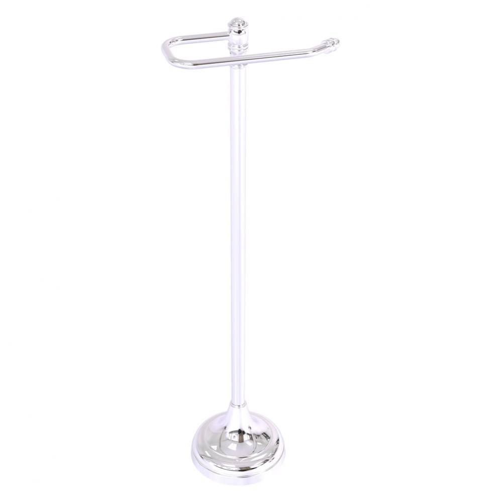 Carolina Collection Free Standing Euro Style Toilet Paper Holder - Polished Chrome