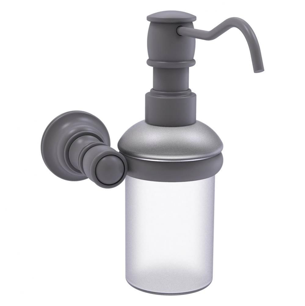 Carolina Collection Wall Mounted Soap Dispenser - Matte Gray